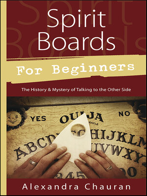 cover image of Spirit Boards for Beginners